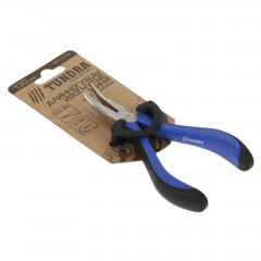 Длинногубцы изогнутые МИНИ «TUNDRA comfort» никелированные 130 мм - Фото 2