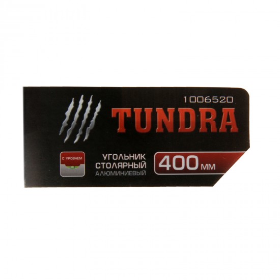 Угольник столярный «TUNDRA basic» 400 мм
