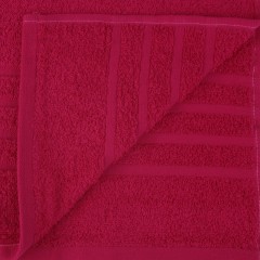 Полотенце махровое гладкокрашеное (ДМ, 70х130, цвет малиновый) - Фото 1