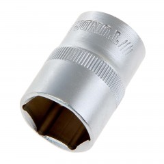 Головка торцевая «TUNDRA premium» 6-гранная, 1/2", 20 мм, CrV - Фото 2
