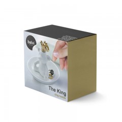 Подставка для колец «The King», белая - Фото 2