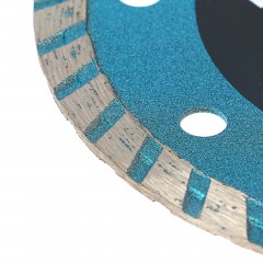 Диск алмазный отрезной «TUNDRA» Turbo сухой рез 115 х 22,2 мм, кольцо 16/22,2 мм - Фото 2