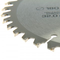 Диск пильный по дереву «TUNDRA» 180 х 32 х 40 зубьев, кольцо 20/32 и 16/32 - Фото 2