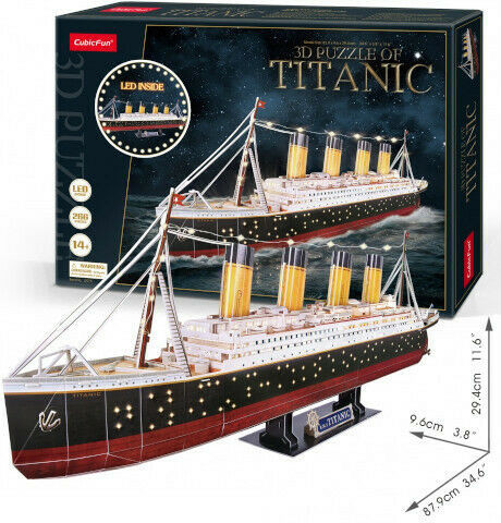 3D пазл с подсветкой «Титаник»