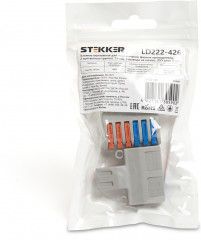 Клемма монтажная для фазных проводников LD222-426 - Фото 4