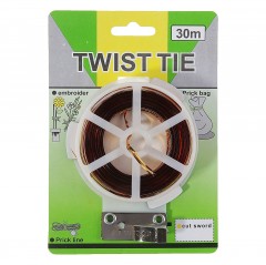 Проволока подвязочная 30 м, желтая - Фото 1