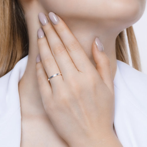 Кольцо из чернёного серебра