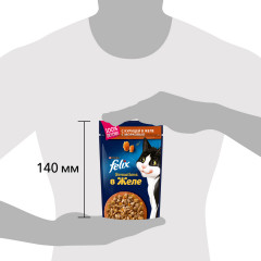 Корм для кошек с курицей в желе с морковью - Фото 3