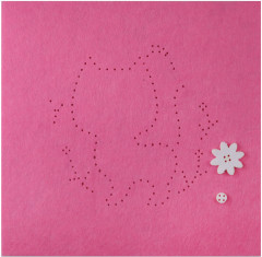 Панно из фетра «Котенок» - Фото 1