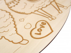 Доска для выжигания «Ламы» - Фото 4