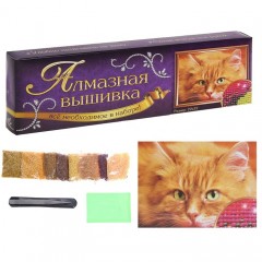 Алмазная вышивка «Кот» - Фото 2