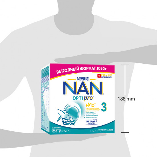 Смесь молочная «NAN optipro №3»