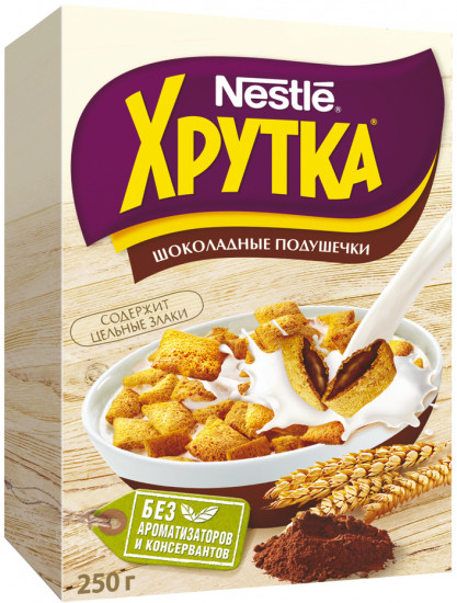 Завтрак готовый «Шоколадные подушечки»