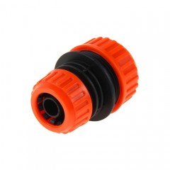 Муфта ремонтная переходная 1/2" и 3/4", цанга, ABS-пластик - Фото 1