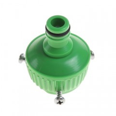 Штуцер на кран, безрезьбовое крепление 3/4", ABS-пластик - Фото 1