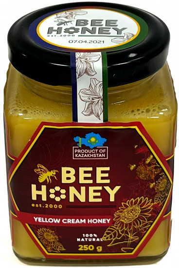 Крем-мед подсолнуховый «Yellow Cream Honey»