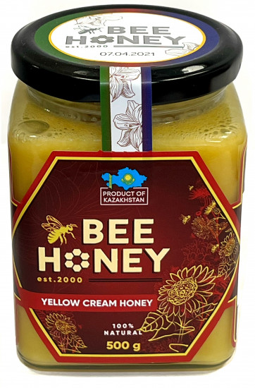 Крем-мед подсолнуховый «Yellow Cream Honey»