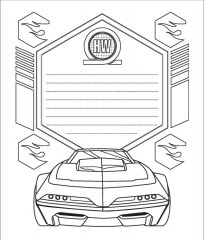 Альбом для творчества с наклейками «Властелин скорости» - Фото 2
