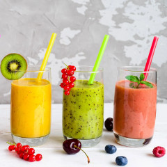 Трубочки прямые цветные - Фото 1