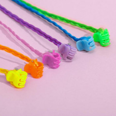 Набор заколок с прядью волос «Красота по самые перья!» - Фото 2