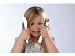 Набор столовых приборов для детей Smiley (4 предмета) - Фото 1