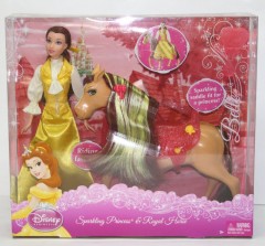 Disney Принцесса - Принцесса Бэлль и конь - Фото 1