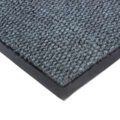 Коврик влаговпитывающий, ребристый «Престиж» серый,  40 х 60 см - Фото 1