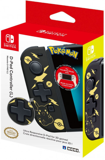 Контроллер Nintendo Switch Pikachu Black & Gold