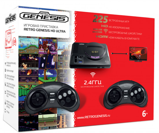 Игровая приставка Sega Retro Genesis HD Ultra
