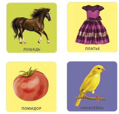 Карточки развивающие «Начинаю говорить. Мои первые слова и картинки» - Фото 1