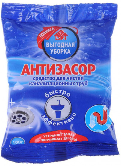 Средство для чистки труб «Антизасор»