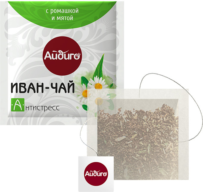 Иван-чай с ромашкой и мятой «Антистресс», ромашка/мята — Айдиго