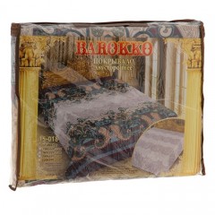 Двустороннее стеганое покрывало «Barokko» (рис. 15-018, евро-макси, размер 220х240) - Фото 1