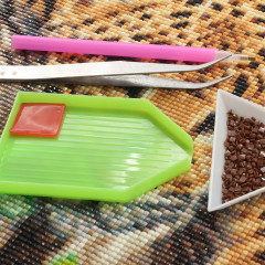 Мозаика алмазная  «Леопард» - Фото 2