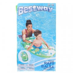 Лодочка надувная с отверстиями для ног, 102 см, цвет в ассортименте - Фото 1