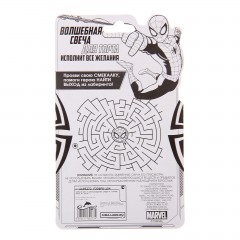 Свеча в торт «С днем рождения!», цифра 3, Человек-Паук - Фото 1