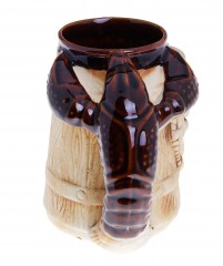 Кружка для пива «Рак» прикол, шамот, 1 л - Фото 1