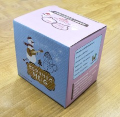 Кружка «Снеговик», розовый - Фото 1