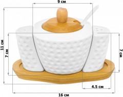 Сахарница с набором для специй «Сфера» - Фото 1