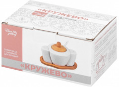 Сахарница с набором для специй «Кружево» - Фото 4