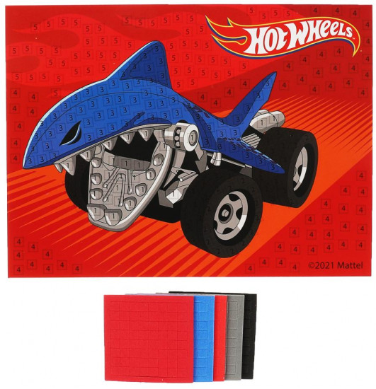 Мозаика мягкая «Hot Wheels»