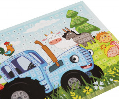 Мозаика мягкая «Синий трактор» - Фото 3