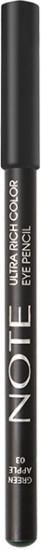 Карандаш для глаз «Ultra Rich Color Eye Pencil», оттенок 03 Green apple