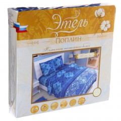 Комплект постельного белья «Ажурная ночь» (2-х спальный, поплин, 2 наволочки 70х70) - Фото 1