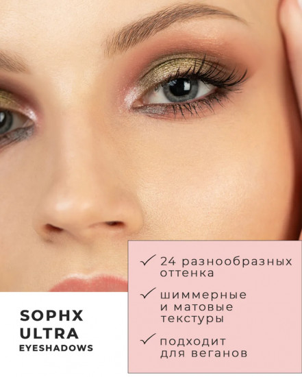 Палетка теней для век «SophX ultra eyeshadows»