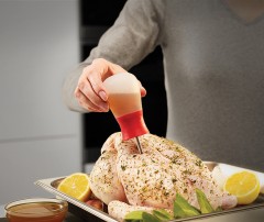 Инструмент для наполнения маринадом «FlavourBud», красный - Фото 1