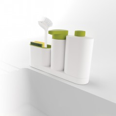 Органайзер для раковины с дозатором для мыла и бутылочкой «SinkBase Plus» - Фото 3