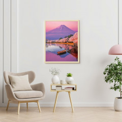 Картина по номерам «Озеро в Японии» - Фото 3