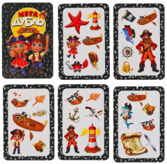 Игра карточная 5 в 1 «Мега Дубль. Найди пару! Пираты» - Фото 2