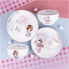 Набор обеденной посуды «Хорошая девочка» - Фото 6